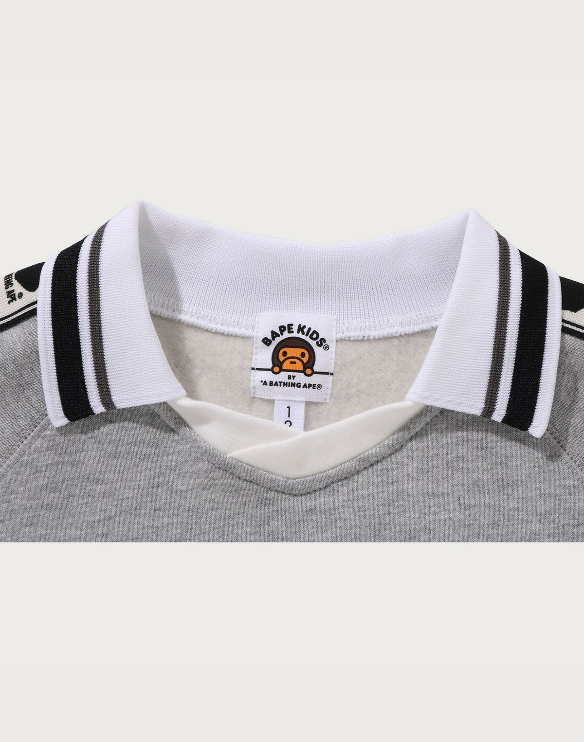 BAPE TAPE RELAXED FIT CREWNECK SWEATSHIRT KIDS