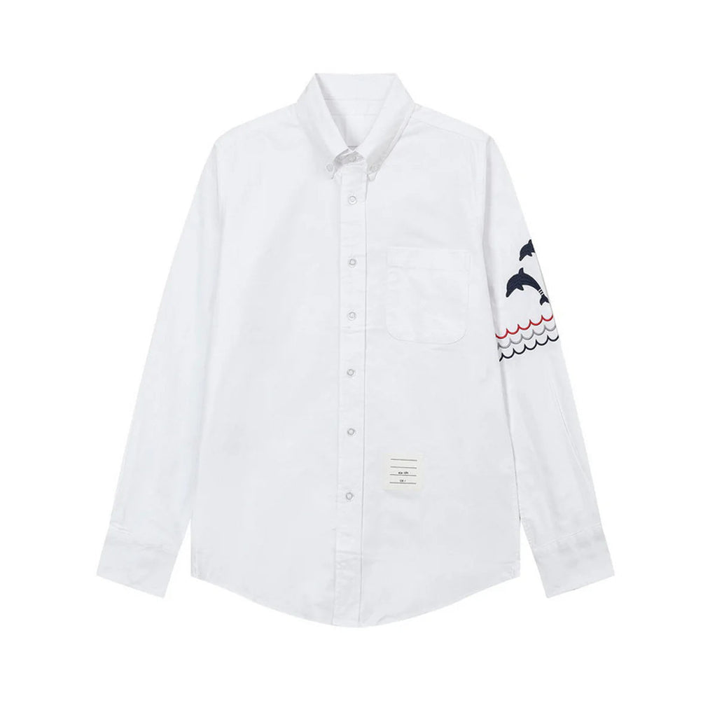 Men's Embroidered Shirt | Thom Browne