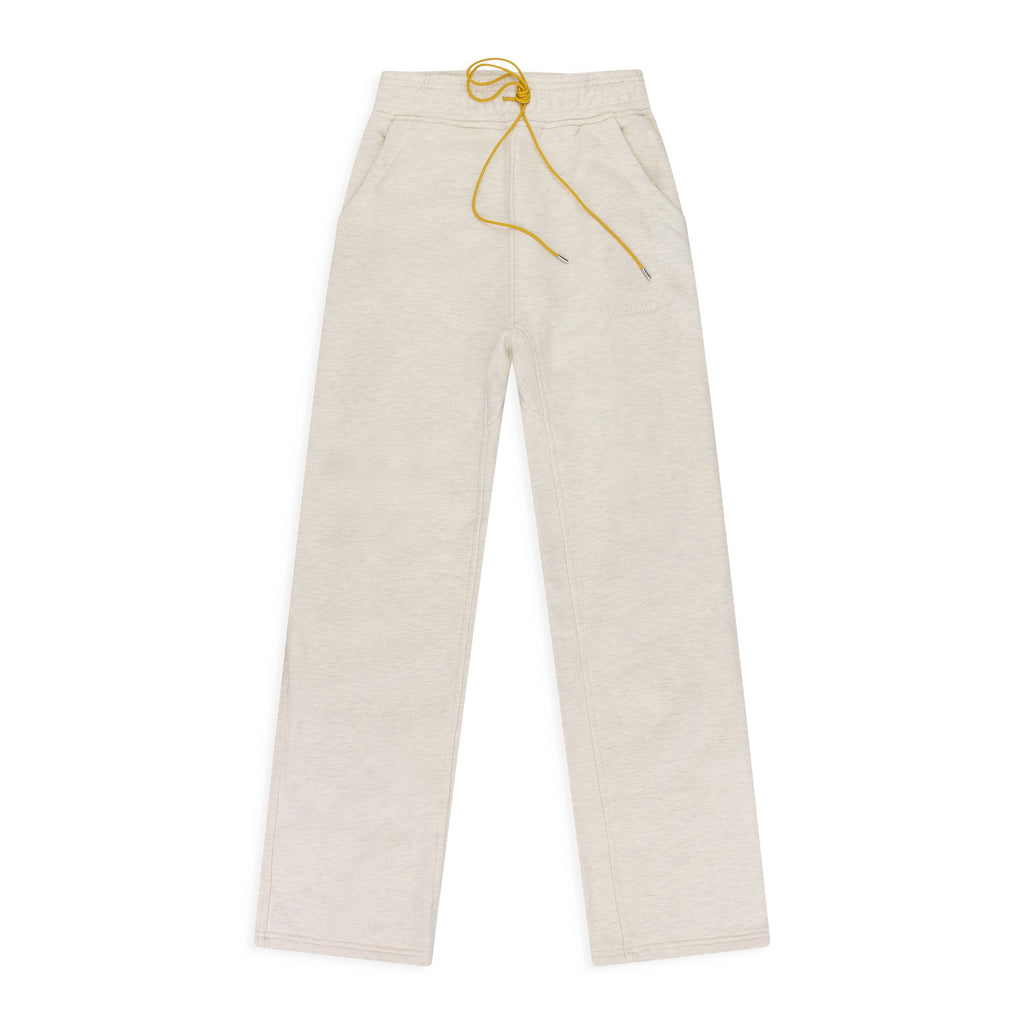 Cream Script Logo Sweatpant