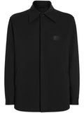 Dolce & Gabbana logo-plaque shirt jacket