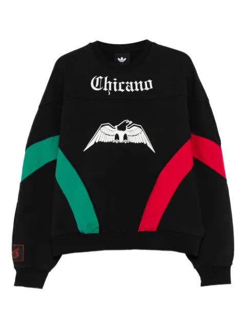 adidas x Willy Chavarria eagle-graphic crew-neck sweatshirt