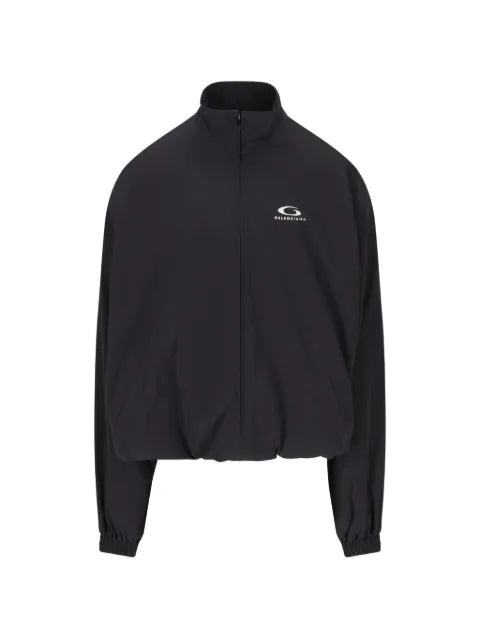 Balenciaga logo zip sweatshirt