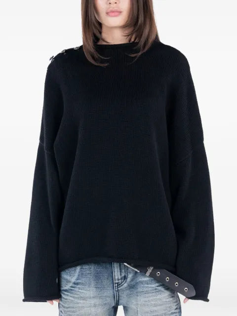 Protémoa buttoned-shoulder sweater