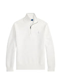 Polo Ralph Lauren mesh-knit cotton quarter-zip sweater