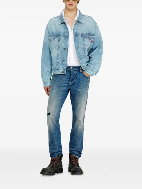 Diesel trucker jacket in denim