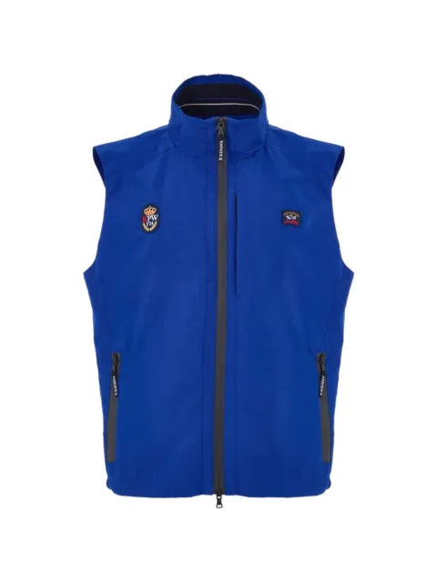Paul & Shark logo-patch gilet