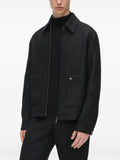 Karl Lagerfeld buckle zip-up jacket