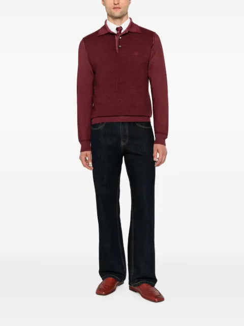 ETRO embroidered-logo sweater