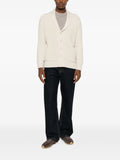 Fedeli ribbed-knit shawl-collar cardigan