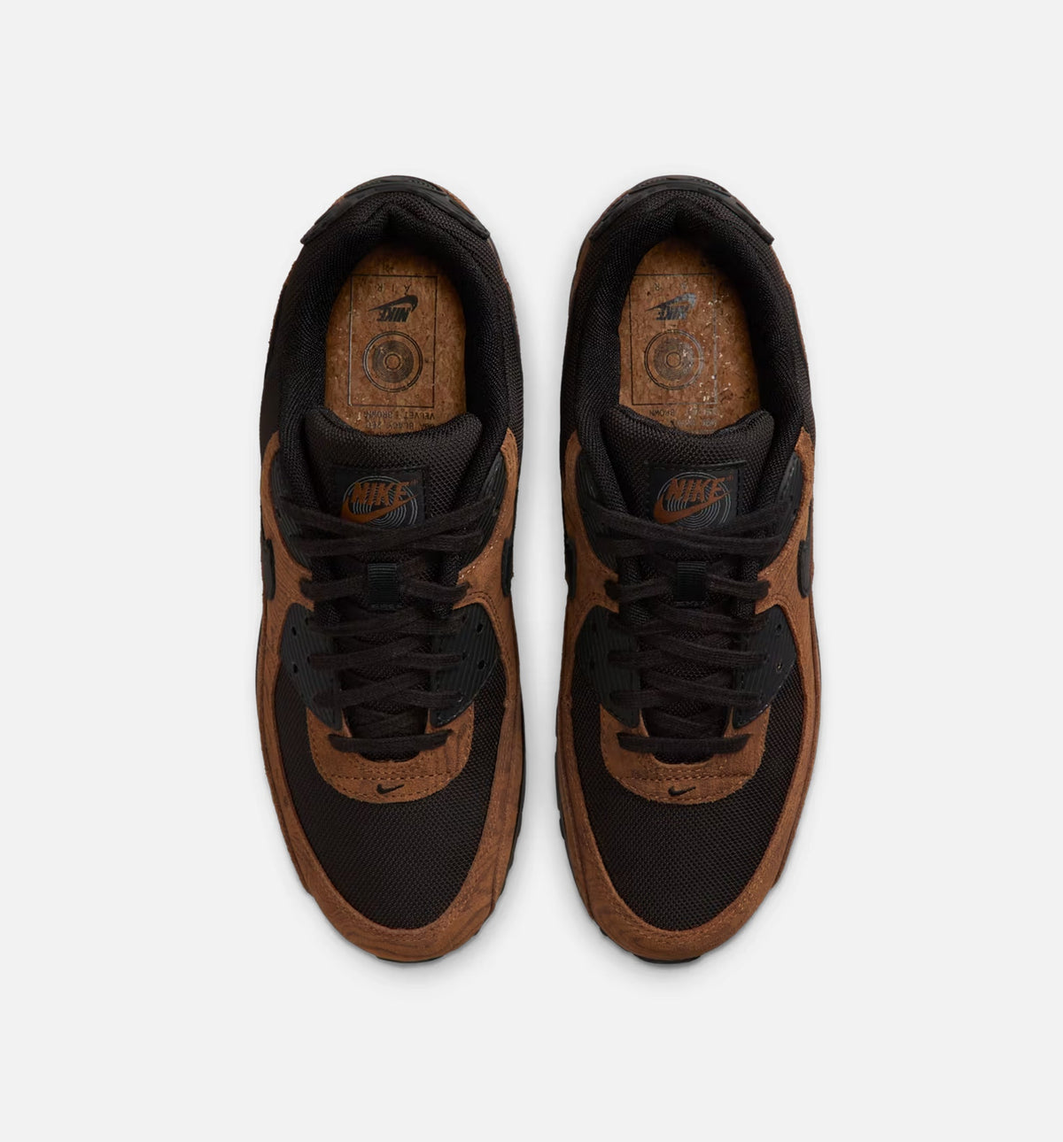 Nike Air Max 90 Premium Men's Lifestyle Shoe – Light British Tan / Velvet Brown / Black
