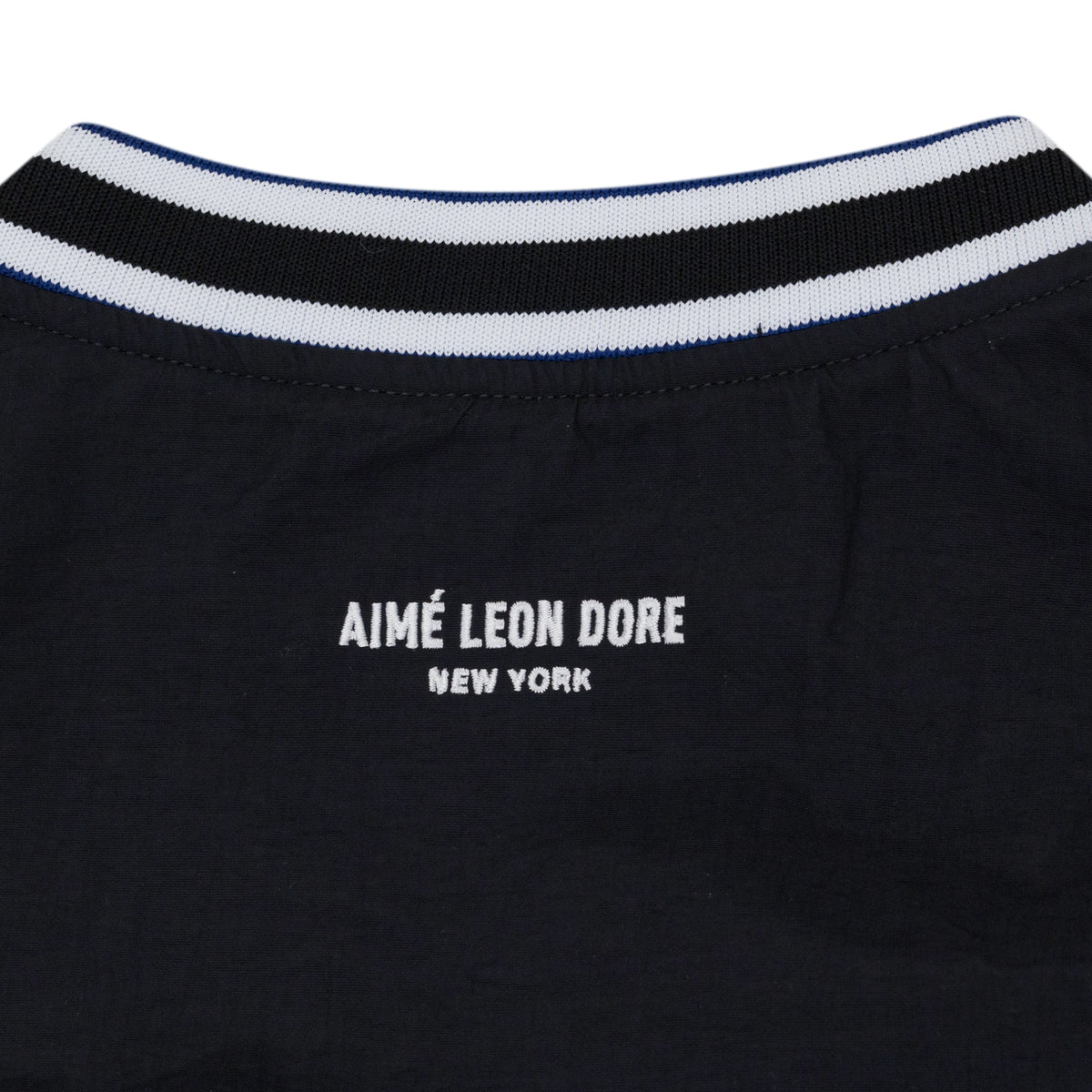 Black Mets V-Neck Windbreaker
