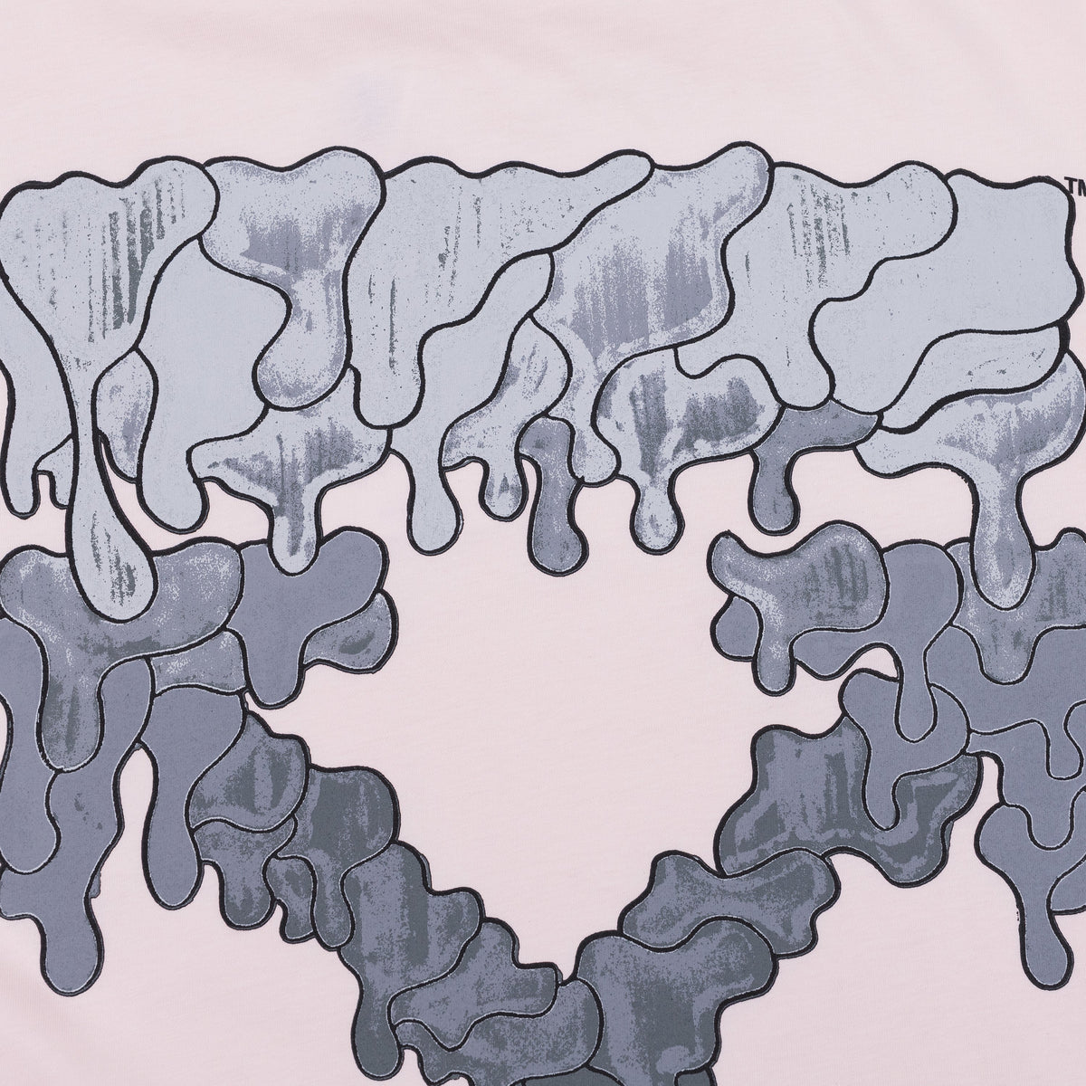 Mauve Chalk Skate Fit Dripping Arrow T-Shirt