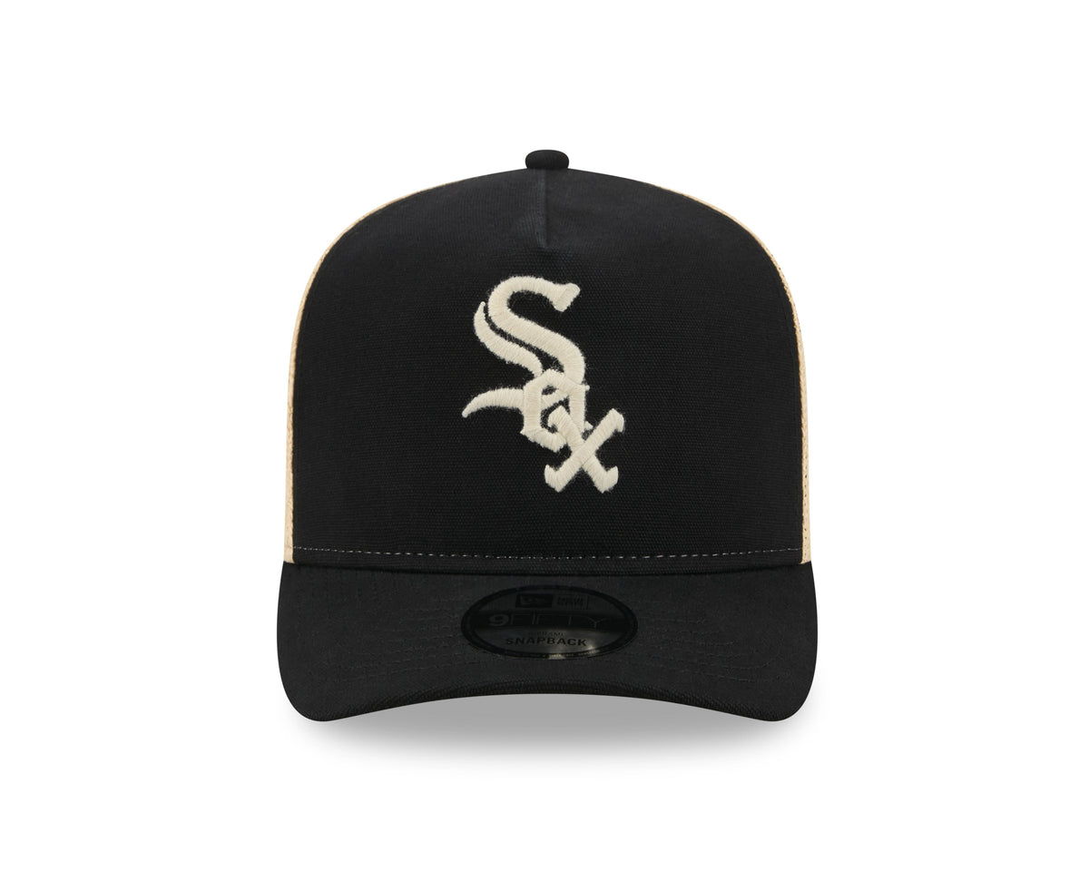 New Era 950 A Frame Chicago White Sox Grained Snapback Hat