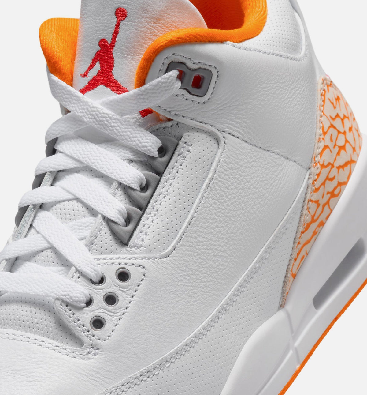 Air Jordan 3 Retro Orange Citrus – Women's Lifestyle Shoe in White/Multicolor