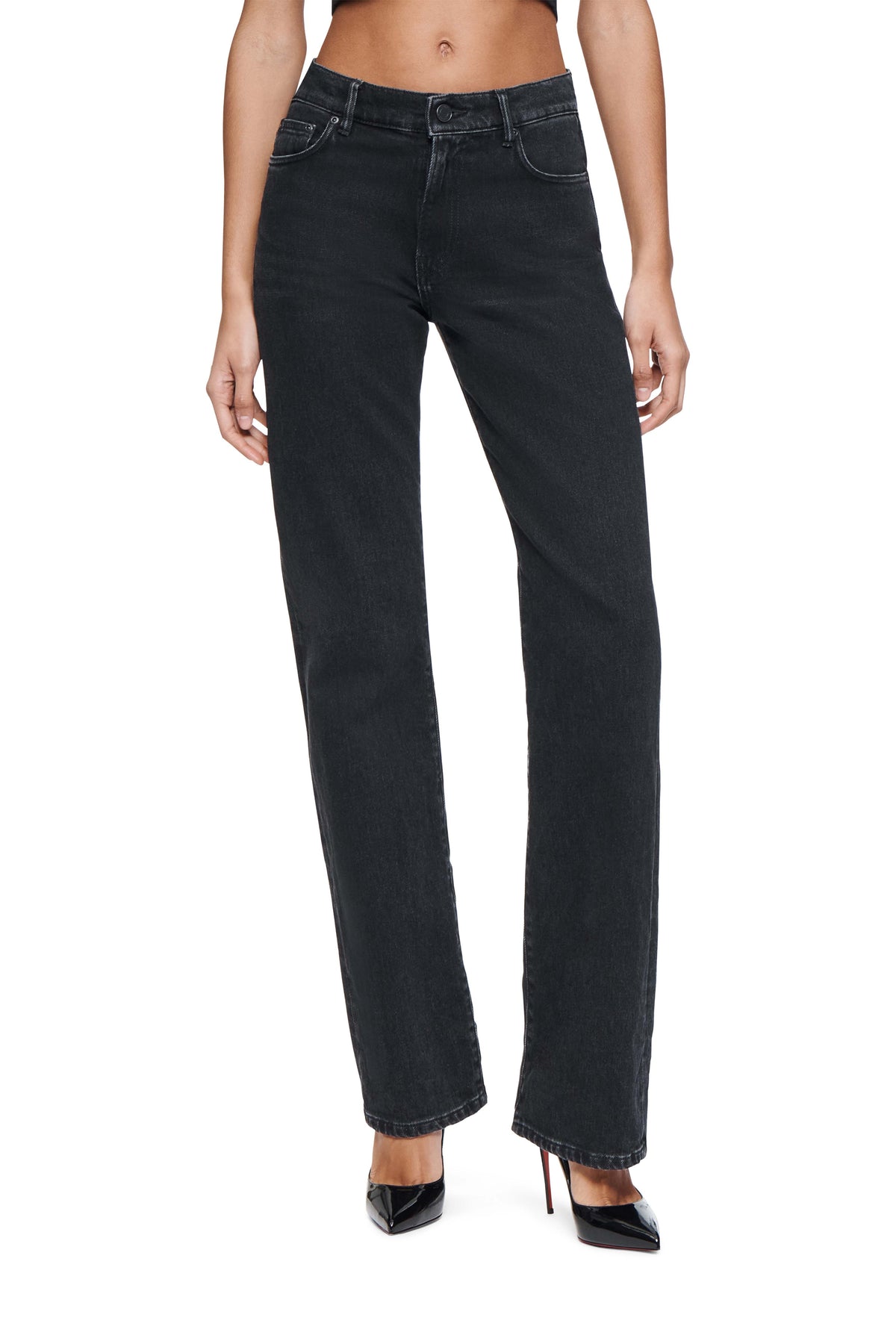 Slim Straight Back Cut Out