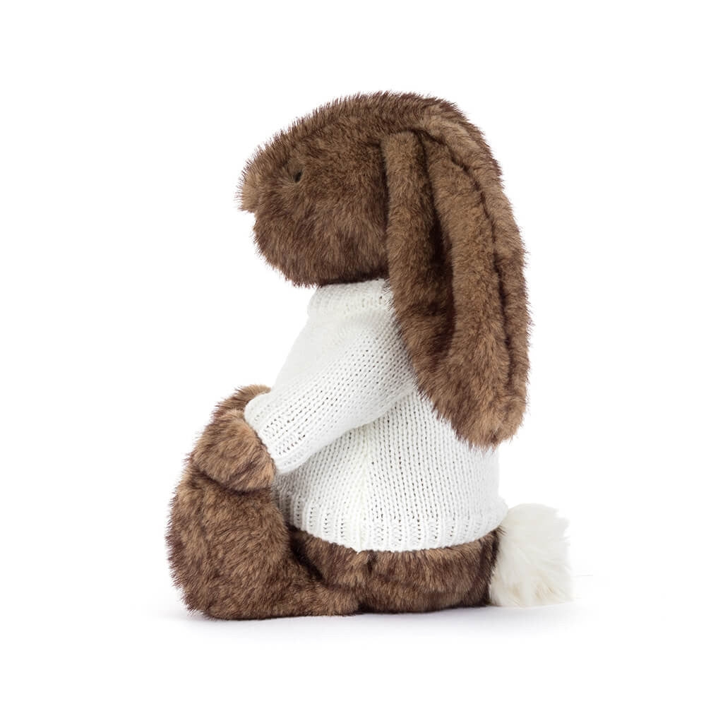 Hoppleston Luxe Bunny with Personalized Cream Jumper