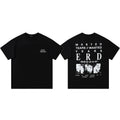 ERD “Wasted Tears // Wasted Years” Front & Back T-Shirt — Black