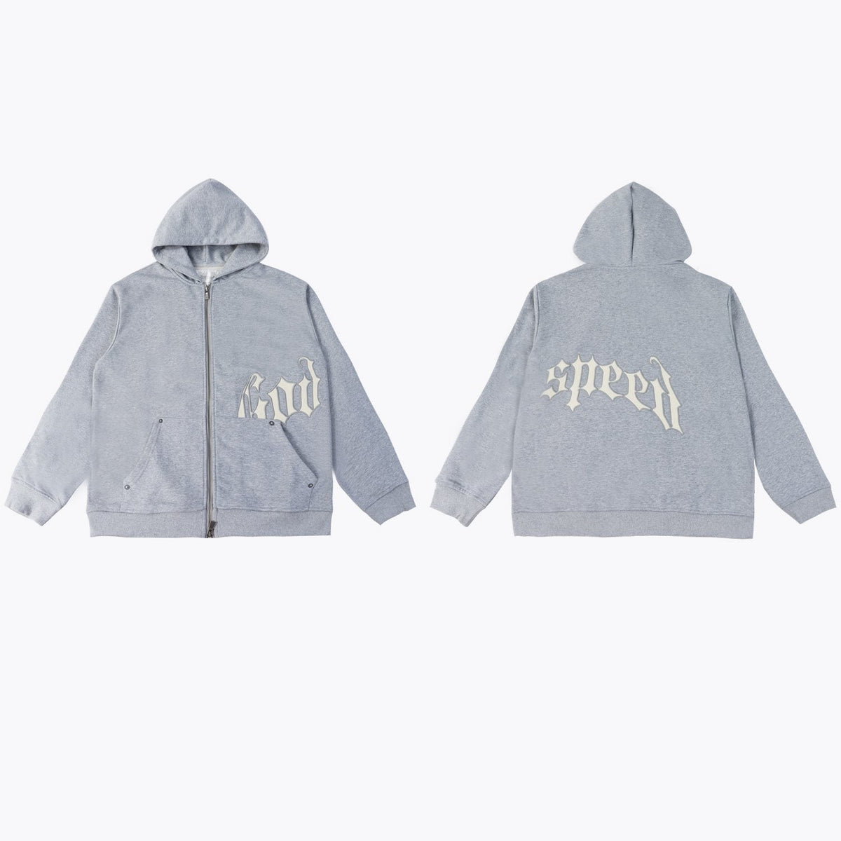Godspeed Contrast Gothic Zip Hoodie