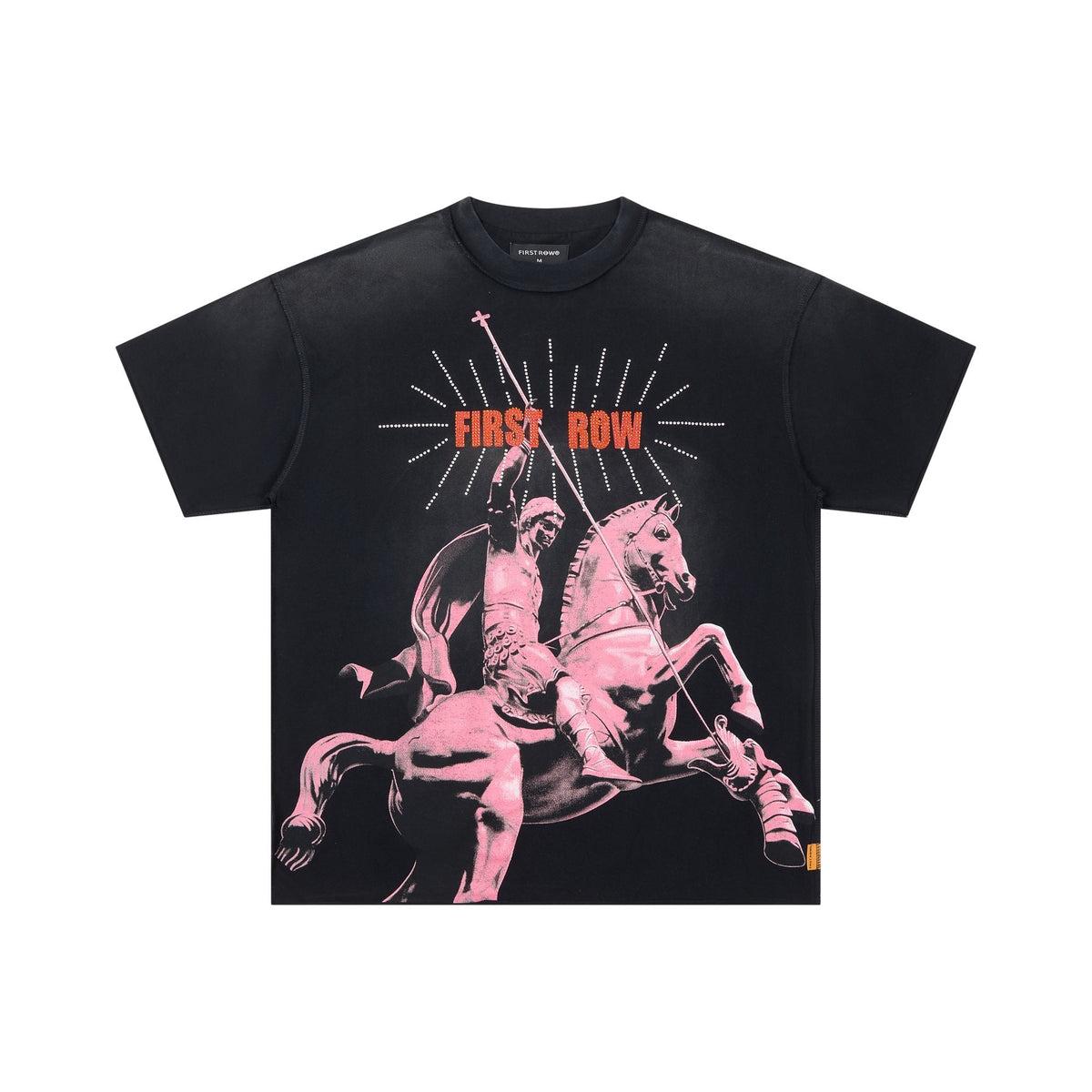FIRST ROW Rising From Ruins Rhinestone Graphic T-Shirt