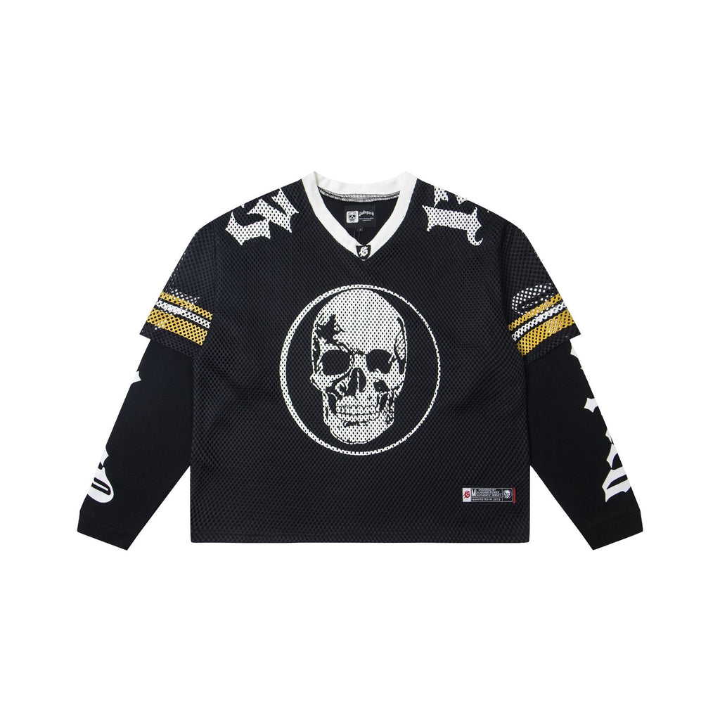 Godspeed Skull K-Back Mesh Long-Sleeve T-Shirt