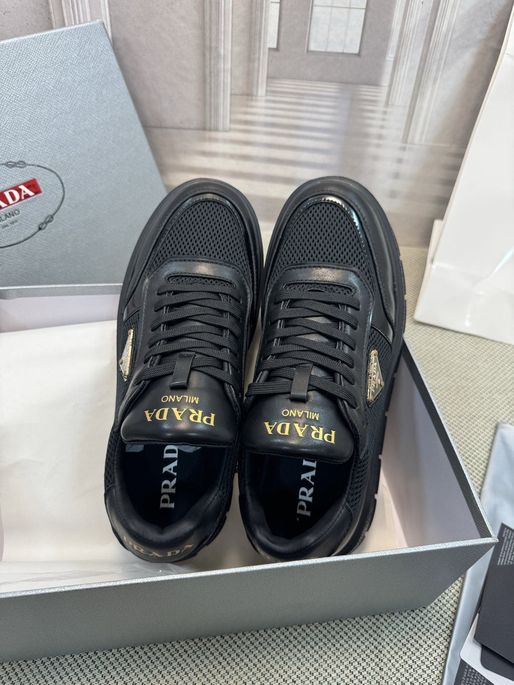 Prada Lug Sole Sneakers